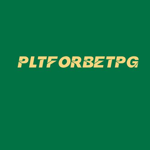 Logo da PLTFORBETPG